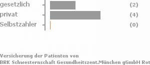 40% gesetzlich versichert,60% privat versichert,0% Selbstzahler 40% gesetzlich versichert,60% privat versichert,0% Selbstzahler