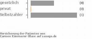 50% gesetzlich versichert,0% privat versichert,50% Selbstzahler 50% gesetzlich versichert,0% privat versichert,50% Selbstzahler Bild