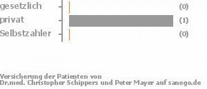0% gesetzlich versichert,100% privat versichert,0% Selbstzahler 0% gesetzlich versichert,100% privat versichert,0% Selbstzahler Bild
