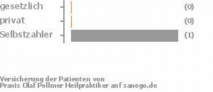 0% gesetzlich versichert,0% privat versichert,100% Selbstzahler 0% gesetzlich versichert,0% privat versichert,100% Selbstzahler Bild