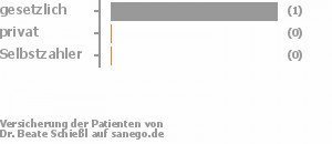 100% gesetzlich versichert,0% privat versichert,0% Selbstzahler 100% gesetzlich versichert,0% privat versichert,0% Selbstzahler Bild