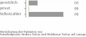 13% gesetzlich versichert,0% privat versichert,75% Selbstzahler 13% gesetzlich versichert,0% privat versichert,75% Selbstzahler Bild