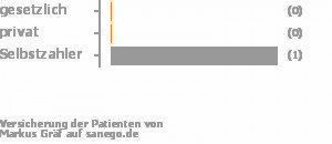 0% gesetzlich versichert,0% privat versichert,100% Selbstzahler 0% gesetzlich versichert,0% privat versichert,100% Selbstzahler Bild