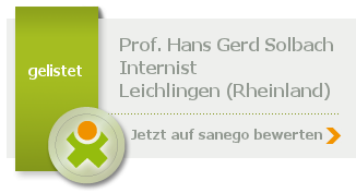 Siegel von Prof. Dr. med. Hans Gerd Solbach