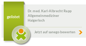 Siegel von Dr. med. Karl-Albrecht Rapp