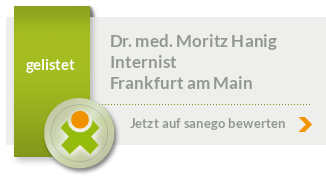 Siegel von Dr. med. Moritz Hanig