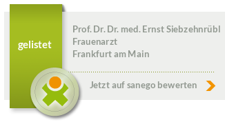 Siegel von Prof. Dr. Dr. med. Ernst Siebzehnrübl