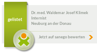 Siegel von Dr. med. Waldemar Josef Klimek