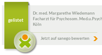 Siegel von Dr. med. Margarethe Wiedemann