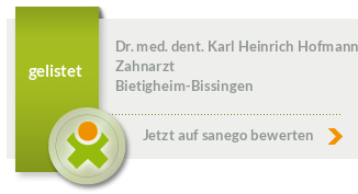 Siegel von Dr. med. dent. Karl Heinrich Hofmann