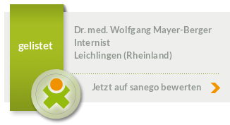 Siegel von Dr. med. Wolfgang Mayer-Berger
