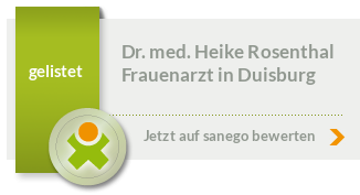 Dr Med Rosenthal Frauenarztin In Duisburg Sanego