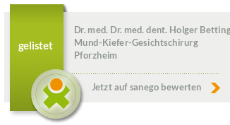Siegel von Dr. med. Dr. med. dent. Holger Bettinger (M.Sc.)