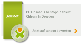 Pd Dr Med Christoph Kahlert In Dresden Facharzt Fur Allgemeine Chirurgie Sanego
