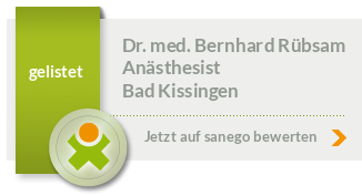 Siegel von Dr. med. Bernhard Rübsam