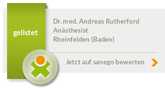 Siegel von Dr. med. Andreas Rutherford