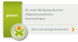 Siegel von Dr. med. Wolfgang Sauther